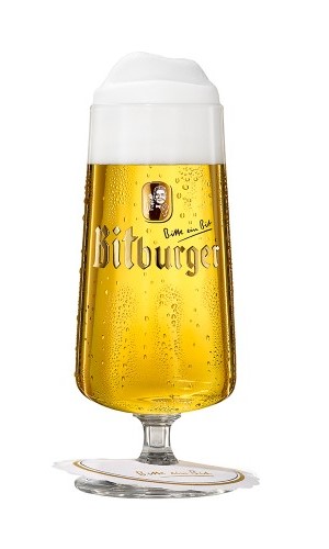 Bitburger Pilspokal 0,3l aus dem teller.land